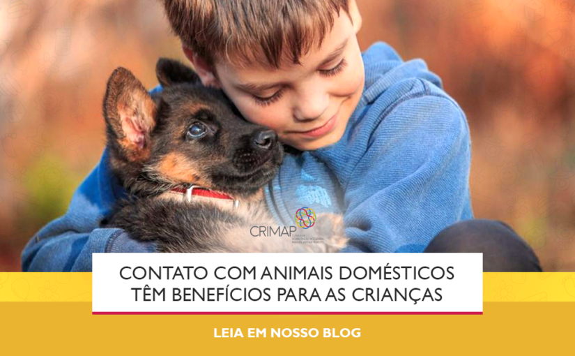 Contato com animais domésticos têm benefícios incríveis para as crianças
